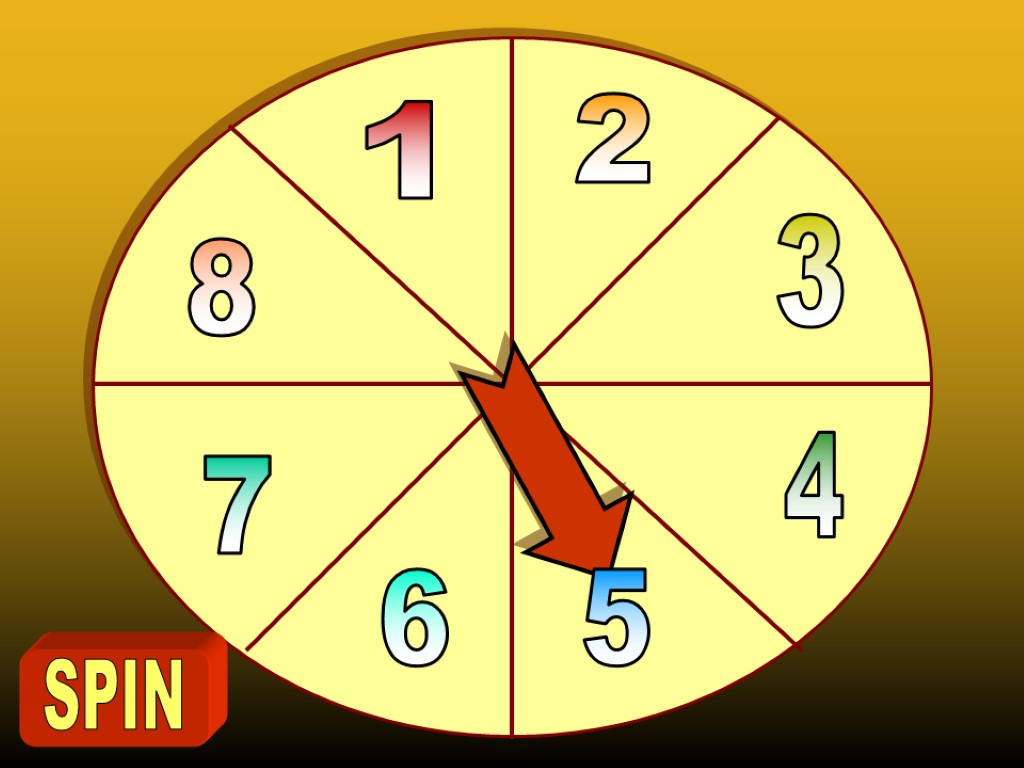 1 2 3 4 SPIN 5 6 7 8